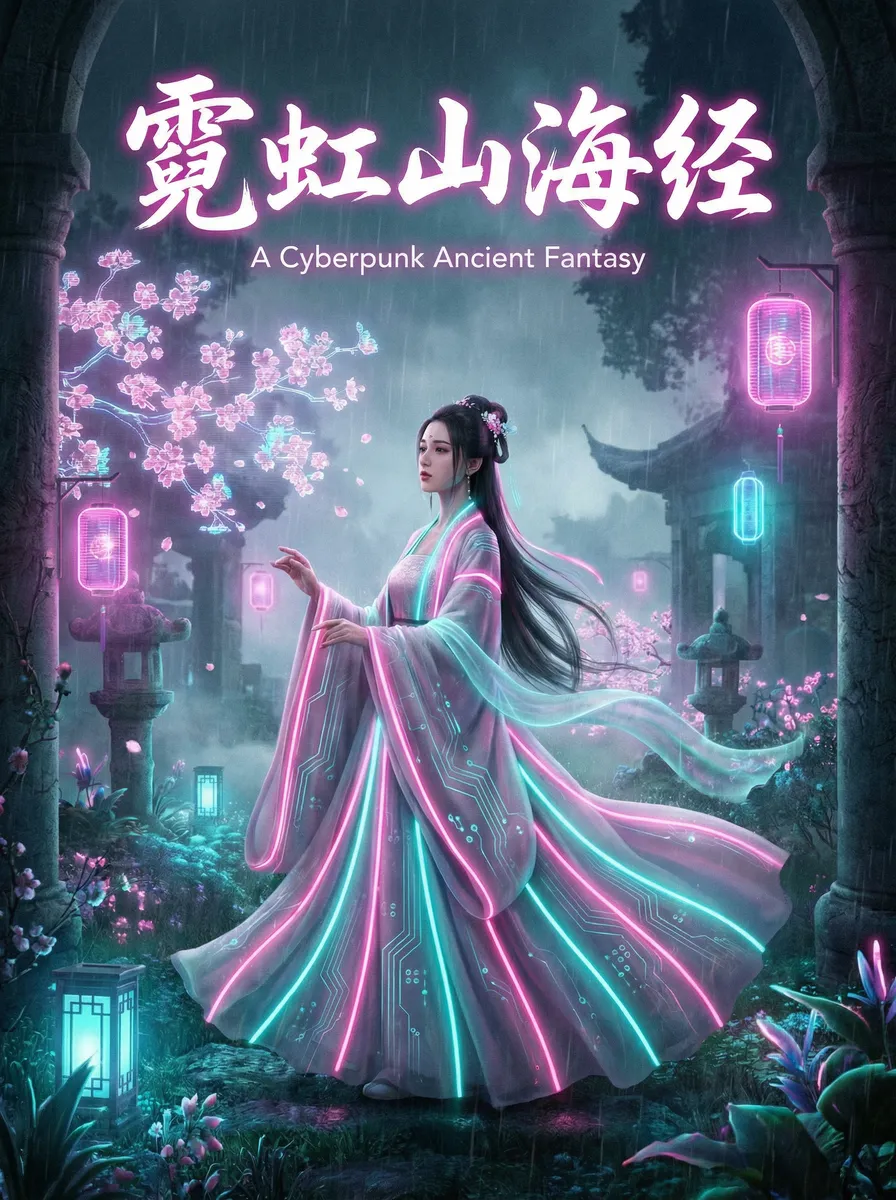陆小凤之血衣之谜 古风奇缘短剧 - 霓虹山海经海报